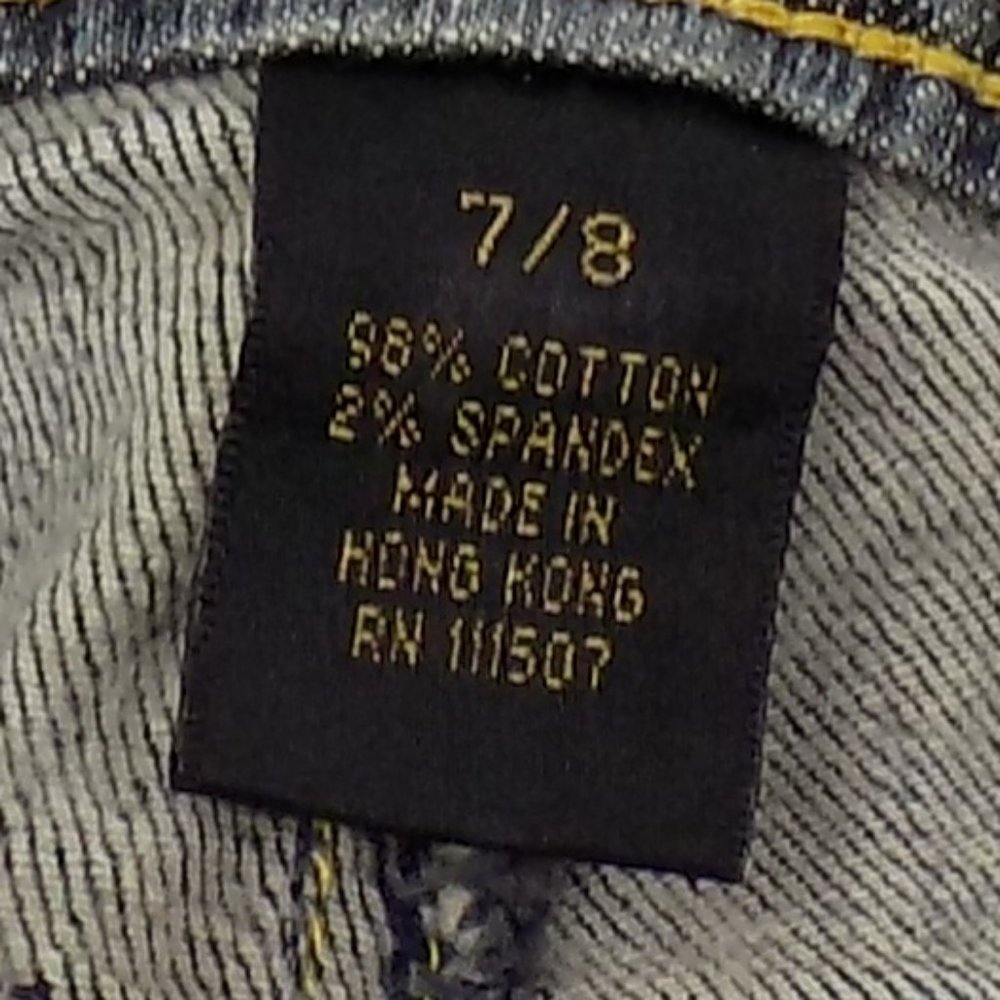 Roca Wear Flare Leg Denim Jeans Size 7/8 - Picture 10 of 10